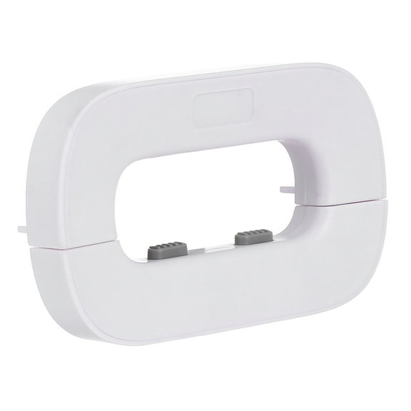 IBASETOY 1Pcs Child Proof Fridge Lock White Plastic with Automatic Locking for Home Safety