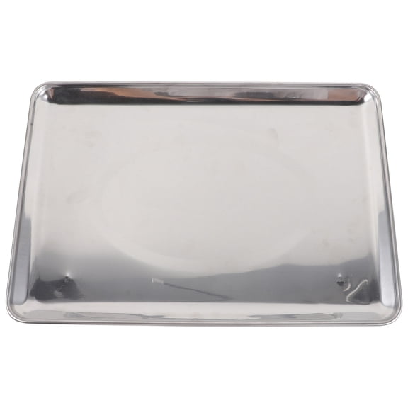 IBASETOY Reusable Scale Tray Weighing Powder Pan Silver Metal 1Pcs