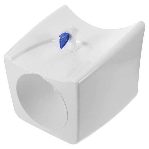 IBASETOY White Office Water Cooler Dispenser Portable Countertop Tap Design for Easy Access