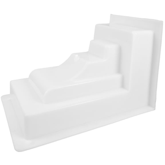 IBASETOY Concrete Stone Molds for Professional Builders Beige Plastic Mould for Construction Projects 1Pack