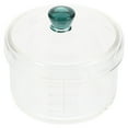 thumbnail image 1 of IBASETOY  Practical Glass Stew Pot with Lid for Home Clear View of Cooking Process, 1 of 6