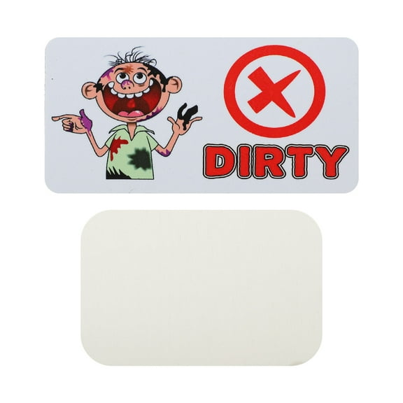 IBASETOY Dirty Clean Dishwasher Sign Indicate Clean and Dirty For Kitchen 1Pack