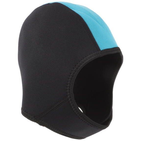IBASETOY Neoprene Black Swimming Cap for Diving Cold Proof and Comfortable Fit