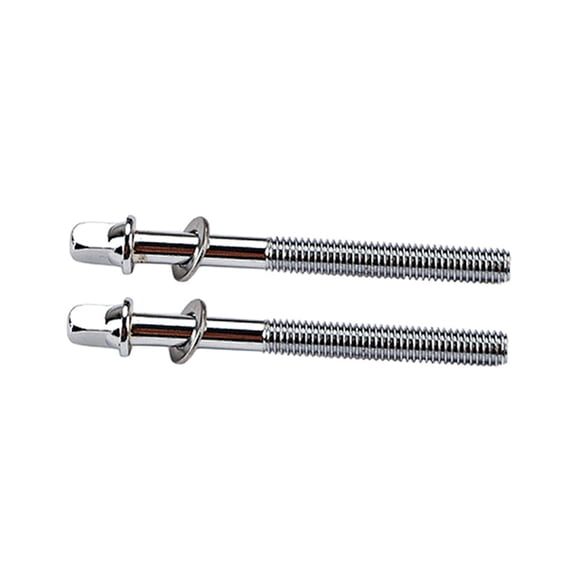 IBASETOY 2Pcs Premium Metal Drum Tension Screws with Washers Easy Install for Snare and Bass Drum
