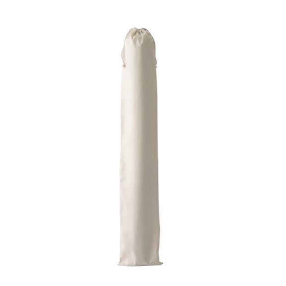 IBASETOY Drawstring Straw Mat Cover Bag in White Oxford Cloth Protects Bed Mat from Bugs and Pet Hair