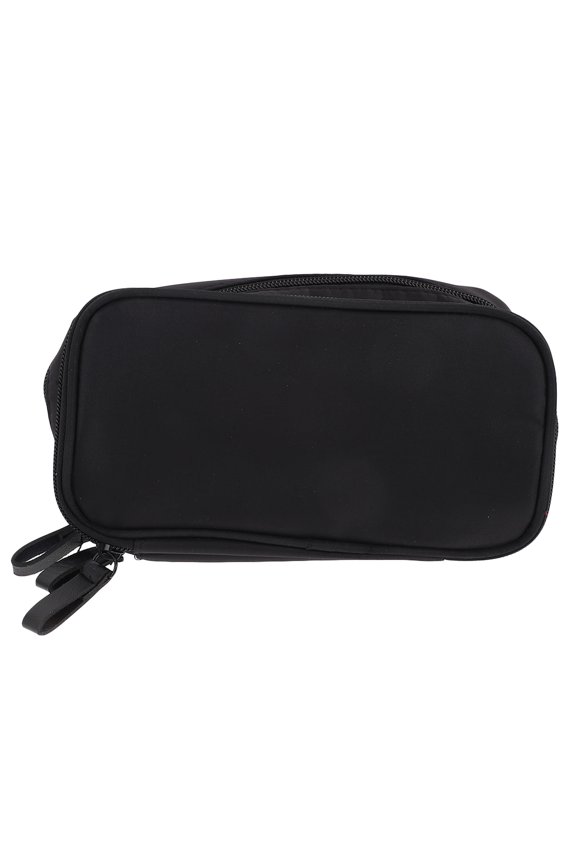 Cosmetic Bag for Women Travel Lipstick Organizer Case Black 1Pcs