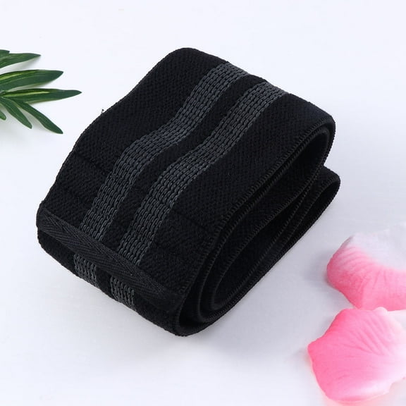 IBASETOY Leg Bands Exercise for Glutes and Thighs Sturdy No-Slide Design Black