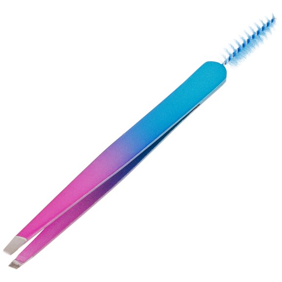 IBASETOY Eyebrow Clip Tweezers Slanted Tip for Women Home Use 1 PCS