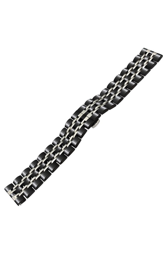 Fashion Watchband Replacement in Silver for Formal Occasions 1Set