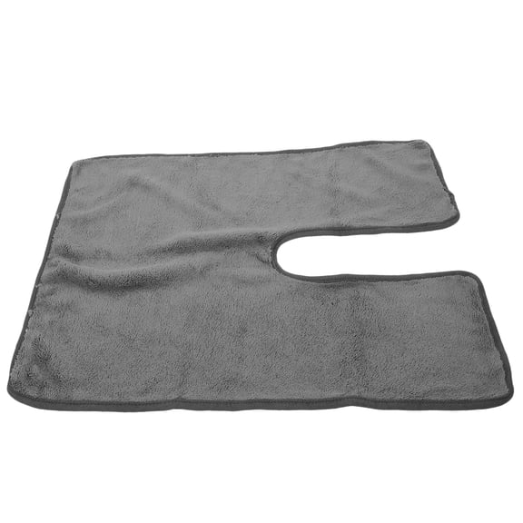 IBASETOY Coral Fleece Hair Turban Towel for Wet Hair Exceptional Absorbency Dark Grey