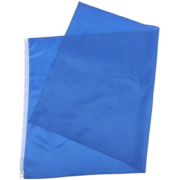 IBASETOY Blue Outdoor Garden Flag Uv Resistant Pure Color Yard Flag for Spring Party and Festival Decoration