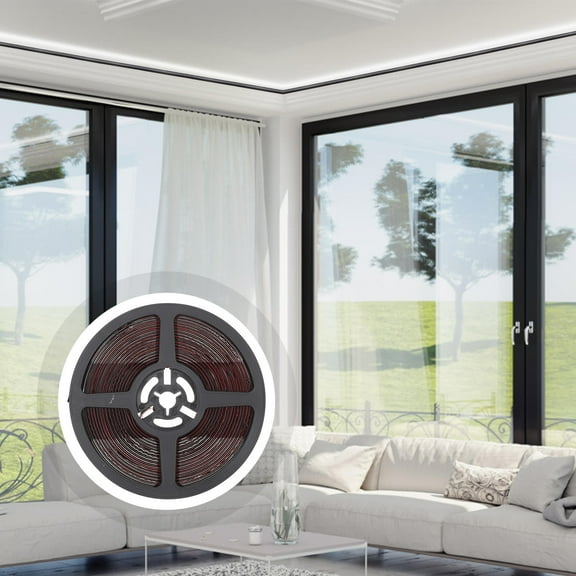 IBASETOY Flexible Baseboard Molding Trim Sticky Molding Trim Black PVC For Classic Style 1Pcs