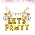 thumbnail image 1 of IBASETOY Golden Latex Balloons for Decoration 1 Set Includes 6pcs 12 Inch Sequins Balloons and 6pcs Claw, 1 of 6