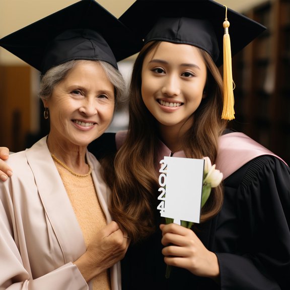 IBASETOY Sublimation Picture Frame White Density Board 1Pack Graduation Present