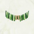 thumbnail image 1 of IBASETOY 1Set Green Dining Chair Banner Decorative Bunting Banner for Party Decoration with Fray Resistant Ribbons, 1 of 6