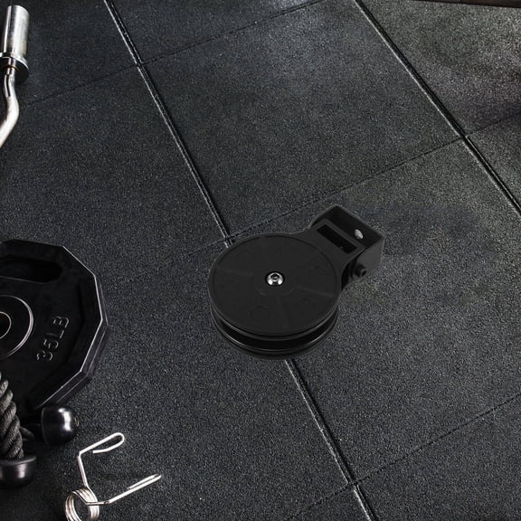IBASETOY Versatile Home Gym Pulley System with Large Smooth Sliding Pulley Wheel