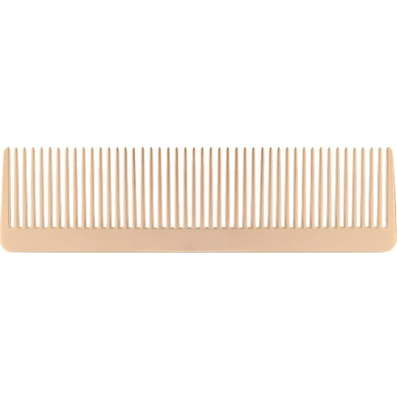 IBASETOY Hairdressing Comb Metal Styling Comb Golden for Salon Use and Daily Use 1Pack