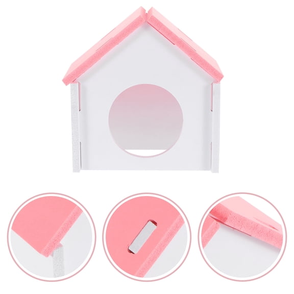 IBASETOY Hamster Habitat Decor Hamster House PVC Sleeping Place for Hamsters 1Pcs