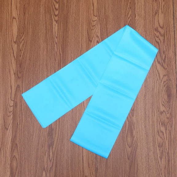 IBASETOY Blue Yoga Resistance Band Made from Eco Friendly Latex for Muscle Activation and Workout Ease