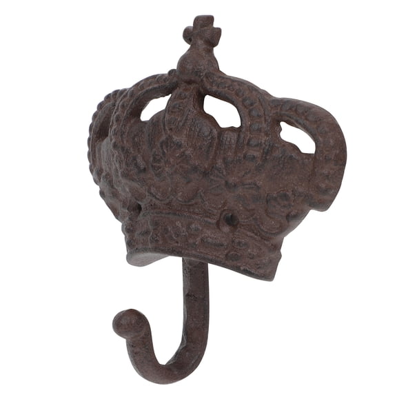 IBASETOY Hanging Hook Crown Shaped Hanger Iron Organizing Bags and Items 1Pack