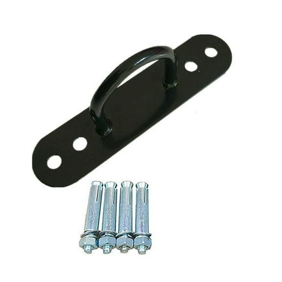 IBASETOY Hammock Hanging Hook Black Steel 1 Set For Indoor Gym