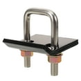 thumbnail image 1 of IBASETOY Black Trailer Hitch Clamp Heavy Duty Steel for Anti Rattle Towing Accessories, 1 of 5