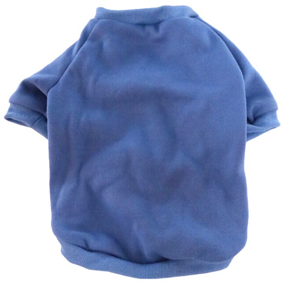 IBASETOY Hoodies For Dogs Dark Blue Polyester Stylish Design Daily Use 1Pack