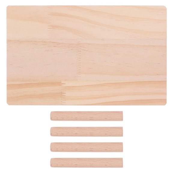 IBASETOY Wooden Hamster Platform Small Pet Stand Khaki Reliable Climbing and Resting Surface