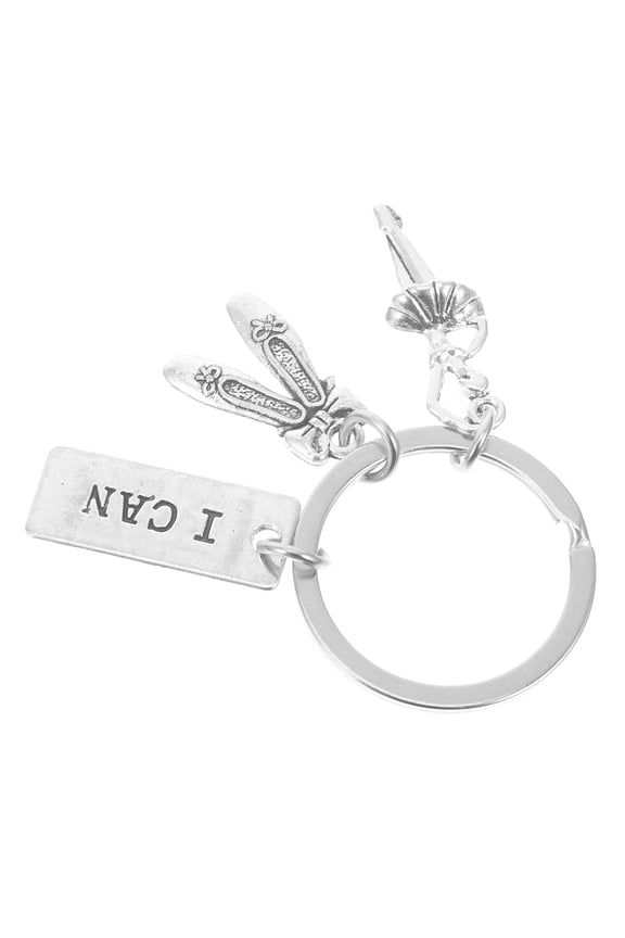 Inspirational Ballet Keychain Dancer Elegant Accessory for Teenagers 1Pack