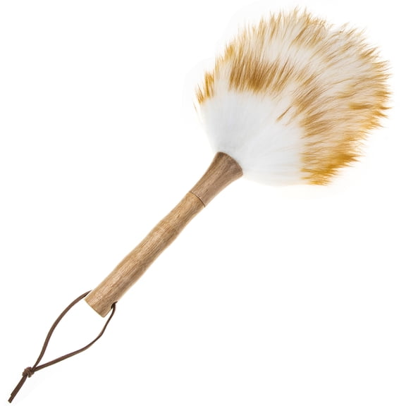 IBASETOY Guqin Cleaning Brush Plush Instrument Cleaner for Performance White Durable and Compact 3.5x1.5 inches