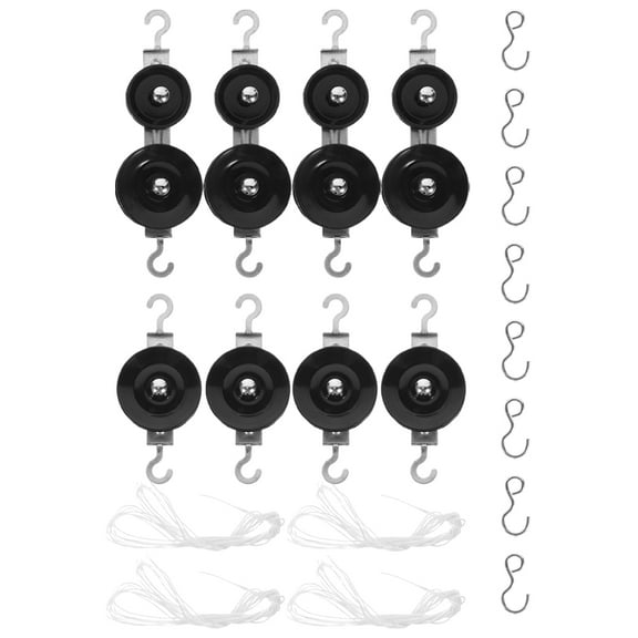 IBASETOY Iron Pulley System for Middle School Physics Experiments Educational Tool 2 Sets