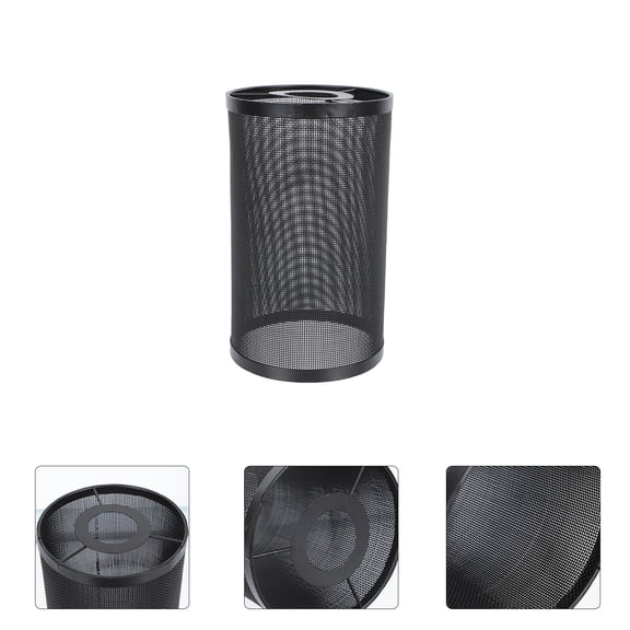 IBASETOY 1Pc Hollowed Out Iron Lampshade Black Metal Light Shell Cover for Ceiling