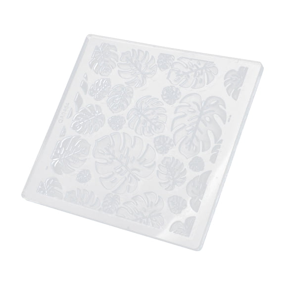 IBASETOY Leaf Pattern Cake Impression Mat Fondant Mold for DIY Cake Decorating