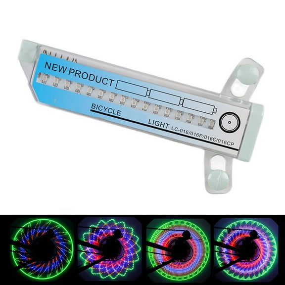 IBASETOY Led Wheel Light Bike Tire Lights Safety Cycling for Bicycle Decoration 1Pcs