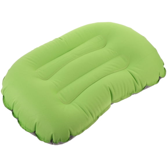 IBASETOY Light Green Polyester Small Camping Pillow Ergonomic Design for Daily Use Ideal for Backpacking and Travel