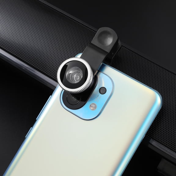 IBASETOY Macro Lens for Phones 3 in 1 Phone Camera Lens Kit in Silver Aluminum Alloy for Photographers 1 Set