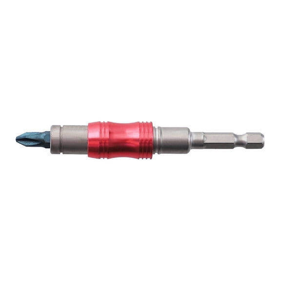 IBASETOY Magnetic Extension Bit Holder Steel Bendable Red 1Set 3.1*0.6*0.6in