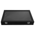 thumbnail image 1 of IBASETOY Black Transparent Lapel Pin Display Case Organizer for Badge Medal Jewelry Collection, 1 of 8