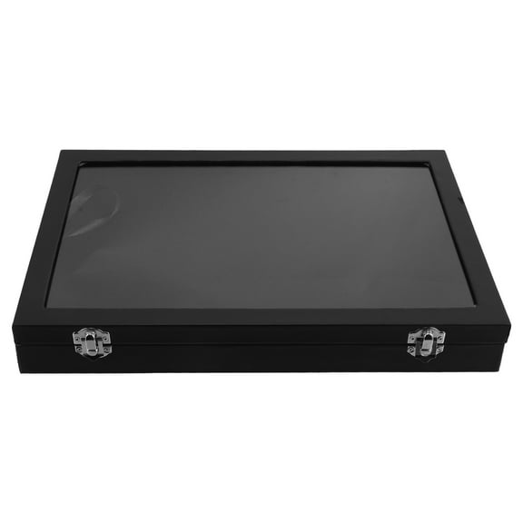 IBASETOY Black Multifunctional Pin Display Case Holder for Medal Badge Jewelry Collection