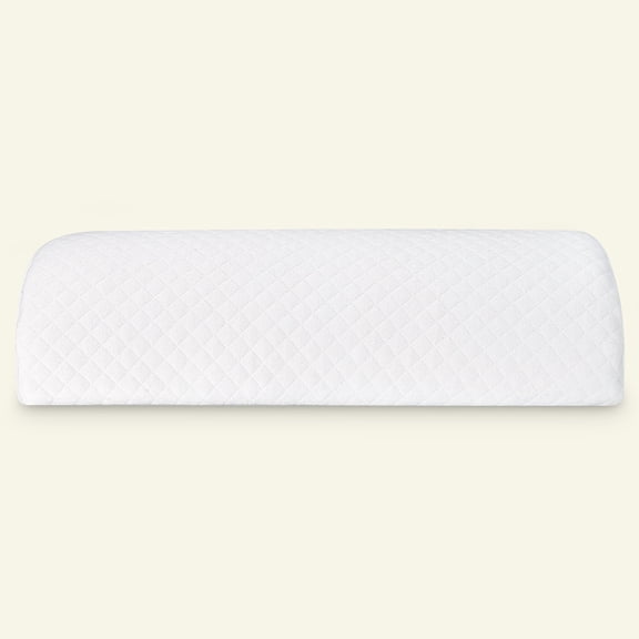IBASETOY 1PC Knee Sleeping Pillow White Polyurethane Cushion Alleviates Pressure for Users Needing Leg Support