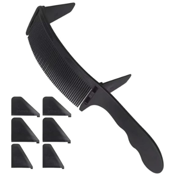 IBASETOY Men's Hair Positioning Comb Professional Styling Tool with Clipper Guide for Flat Top Haircuts