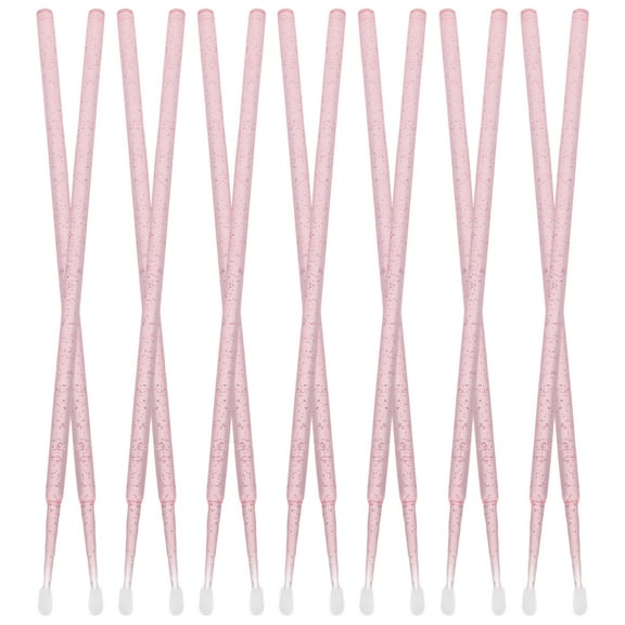 IBASETOY Micro Applicator Brush for Eyelash Extensions Precision Cotton Swabs in Portable Box Multi Color