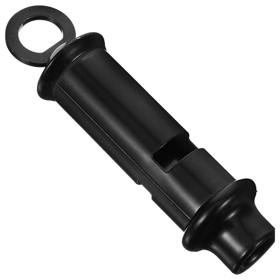 IBASETOY Metal Dog Training Whistle Lightweight Portable Pet Training Tool for Outdoor Use in Black