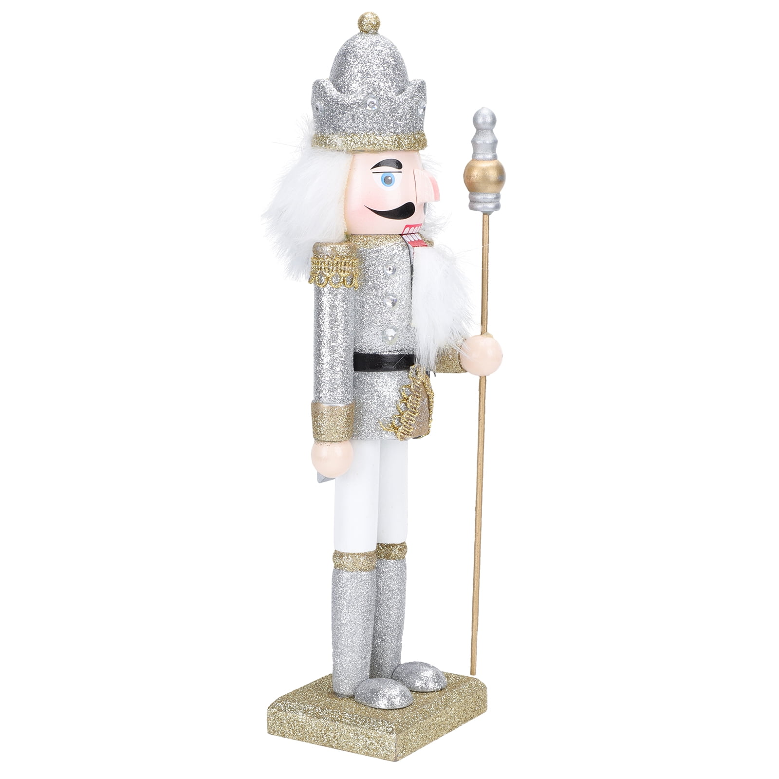 North Carolina Tar Heels Nutcracker Solid Wood Figurine