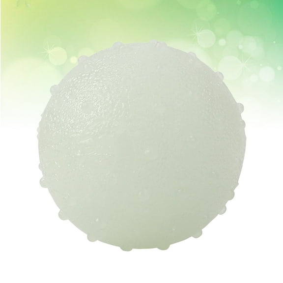 IBASETOY  Pet Teeth Ball, White, Durable Tpr, Luminous, Reduces Boredom