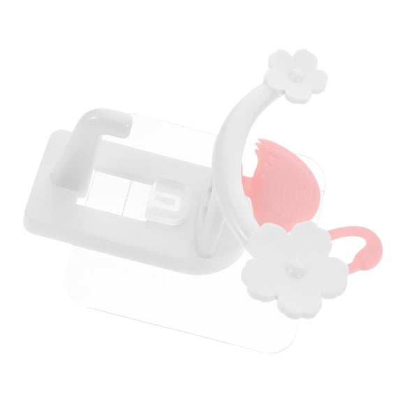 IBASETOY Decorative Flamingo Wall Hook Adhesive No Punch Installation Multi Use