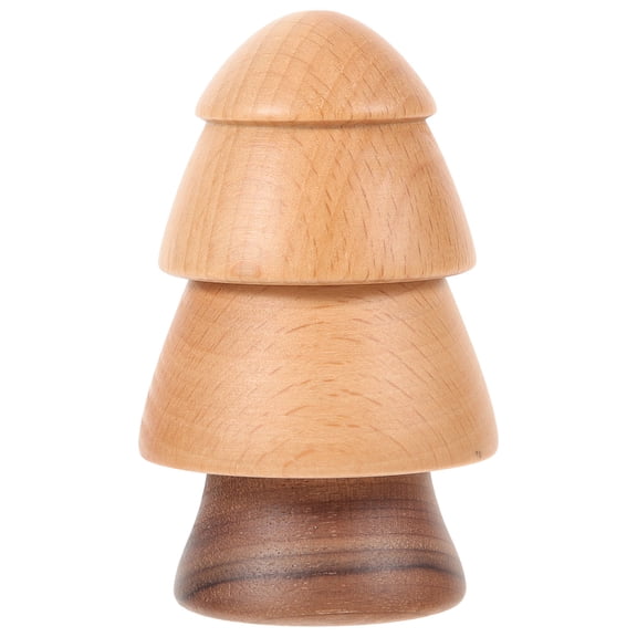 IBASETOY Novelty Toothpick Container Wood Dustproof Rectangular for Business Owners 1Pack