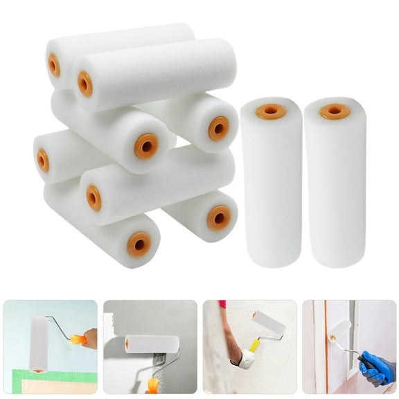 IBASETOY Paint Roller Refill 12pcs Small Paint Rollers For Easy Cleaning And Smooth Finish On Painting Projects