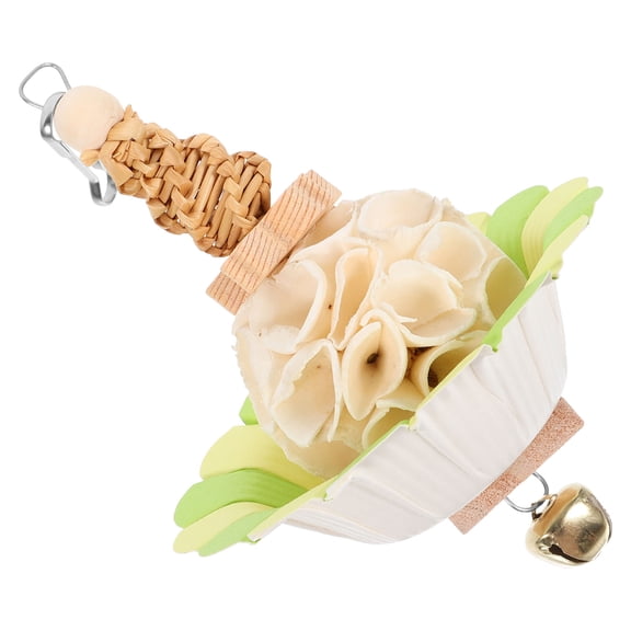 IBASETOY Parakeets Chewing Toys Grass Ball Multi-colored 1Pack Entertainment