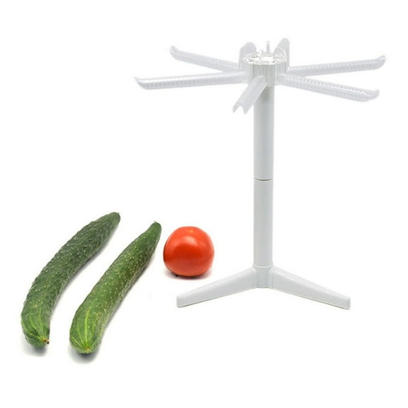IBASETOY Space Saving White Pasta Drying Rack with Removable Arms for Easy Cleaning